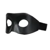 Zorro metà nera con cravatte articoli di fantasia ballo in maschera unisex volpe veneziana gatto che balla occhi maschere di Halloween