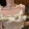 Gargantilhas Gargantilhas Coréia Moda Jóias Exagerada Malha Branca Borboleta Pingente Colar Mulheres Elegantes Estilo Verão Casamento Bloo22