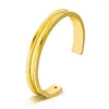 10 Pieces/lot Bangles Hair Tie Bracelets Hand Jewelry Gold Silver Color Black Rope Open Cuff Bracelet for Women Men Wholesale Q0720
