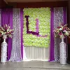 (100 pz / lotto) 19 colori 10 cm artificiale rosa fiori di seta teste per feste di nozze fiori decorativi decorazione della casa di Natale Q0826