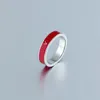New high-quality designer titanium steel ring fashion jewelry men's simple modern band rings ladies' gift318l