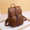 Neue Mode Frauen Rucksack Luxus Pu Leder Casual Große Kapazität Frauen Tasche Hohe Qualität Weibliche Schulter Tasche Rucksack für Mädchen q0528