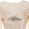 Casual Dresses Plus Storlek för Kvinnor Vintage 1920s Sequin Beaded Tassels Party Night Hem Flapper Gown Dress Vestidos De Fiesta # 01