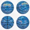 Spalding Sad Sad Peppe Co Branded Basquete Basquete No.7 Caixa de Presente Boyfriend 24k Surfing Oceano Mar Blue Mamba Comemorativo Edição PU Jogo Indoor Outdoor Dia dos Namorados