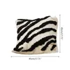 Travesseiro capa de arremesso macio co -almofada de estilo boho leopardo zebra listra travesseiro tufado concha para sofá de sofá quarto de carro