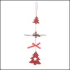 Christmas Festive Party Supplies & Gardenchristmas Decorations 20#Wooden Star Shape Ornament Tree String Pendant Creative Carving Year Home