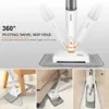 3 i 1 Spray Mop och Sweeper Machine Flat Floor Cleaning Tool Set för House Hand-Held Lazy 210805