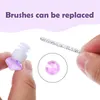 False Eyelashes 9/10 PCS Mascara Wand Tube Diamond Set Crystal Spoolies Eyelash Extension Brush Disposable Empty