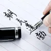 Fountain Pens Hero 1060 Pen Metal Ink Converter Filler Fine/Fude Nib Black Cap Stationery Office School Supplies Business