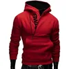 IceLion Side Zipper Hoodies Men Cotton Sweatshirt Spring Letter Print Sportswear Slim Pullover Tracksuit Hip Hop Streetwear 201006