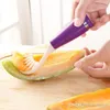 Fruit & Vegetable Tool Kitchen Multi-function Pitaya Fruit Spoon Removal Seed Corers Knife Plastic Fruit Cutter Into Strips Spoon XDH0810