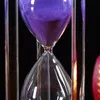 Outros relógios Acessórios criativos de vidro ampulhetas cronômetro de óculos de areia Time Time Toys Presente Decoração em casa 15 minutos