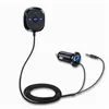 Handsfree Bluetooth Araba Kitleri Aux Adaptörü Arabalar Için Otomobil Kablosuz Stereo Hoparlör MP3 Müzik Çalar Ile 2.1A USB Cep Telefonu Şarj 3.5mm Jack