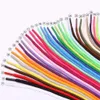 2022 Neue Style Shoelace Ribbons Unisex Seil Multikolor Waxy Round Kleid DIY hochwertige Solid 50-120cm Farbe