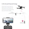 طي الطائرات بدون طيار طوي ذكي UAV WiFi FPV مع 4K / 1080P Dual Camera LS-XT6