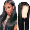 Perruque Lace Front Wig Remy péruvienne naturelle, cheveux naturels, Deep Wave, tissage en lot, bouclé à l'eau, sans colle, 2021