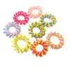 Lot de 100 pièces de corde tressée, taille 3.7CM, fil de téléphone, accessoires pour cheveux, gomme en caoutchouc pour femmes et filles