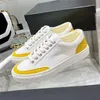 2022Women Canvas Schoenen Outdoor Trainers Sneakers Lace-Up Ademend Ronde Hoofde Board Schoenen Comfortabele Rubber Sole Yellow Blue G