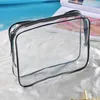 Storage Bags 2022 Clear Cosmetic Bag Transparent PVC Plastic Travel Zipper Makeup Toiletry Waterproof Organizer