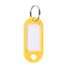 Factory selling color key recording tag luggage tag hotel number plate classification plate hanging chain Keychains