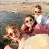 Kinderen Decoratieve Zonnebril Vintage Ronde Leuke Meisjes Jongens Eyewear Outdoor Kids Shades Brillen Retro Baby Zonnebril