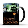 Mugs Mugs 301-400mL Creative Color Changing Coffee Coffee Milk Cup Halloween Goalty Gowly for Friends238G