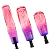 Universal Crystal Bubble JDM Pommeau de levier de vitesse de voiture Couleur mélangée Rouge Violet 1 order238O