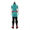 Midoriya Izuku Deku Savaş Cosplay Kostüm Anime Benim Kahraman Akademi Çizmeler Ayakkabı Peruk Unisex Tulum Cadılar Bayramı için Set