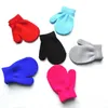 Luvas de crianças tricando luva quente crianças meninos meninas mittens unisex luvas cores