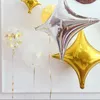 Aluminum four-pointed star-shaped aluminumfoil balloon wedding decoration birthday party baby shower decoration