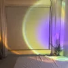 Sunset Projector Lights Night Lights Night Atmosfera arcobaleno RGB Atmosfera per la camera da letto per la casa Decorazione da parete DEGAZIONI DELLA TABELLA USB1460999