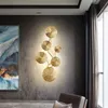 Wall Lamps Art Lotus Leaf Retro Lamp Study Living Room Decoration Lighting232x