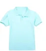 2021 Odzież dziecięca Chłopcy Koszulki Polo 10 Kolory Toddler Boys T-Shirt Lapel Krótki rękaw Topy Dziewczyny Lersury Ubrania Kids Koszulki