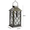 Lawn Lamps Solar Powered Lamp Retro Lantern Candle Twinkle Light Waterproof Outdoor Indoor Garden Hanging Decoration