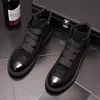 أحذية سميكة المشي أحذية أزياء الربيع الخريف أسفل الرجال القماش حذاء زفاف الأعمال الأعلى أعلى مسطحة أسود أبيض غير انزلاق أحذية رياضية X28 290