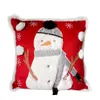 Cartoon Cute Christmas Trees Elk Santa Claus Sofa Cushion Doll Biscuits Pillow Kids Family Gift Home Christmas Decor Comforts 220309