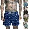 Pantaloncini da uomo stamping digitale da uomo abbigliamento per le vacanze in spiaggia estate abiti casual sciolti per uomini
