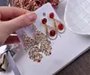 Orecchini pendenti con strass di cristallo Gioielli Zirconi cubici Perla Stella Fiore Nappa Borchie da donna Moda Bling Orecchino da festa Regalo per ragazze