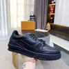 Najwyższej jakości Real Leather Lace-up Low-Top Casual Single Men Fashion Shoes for Man Original Outsole 38-45 MKJ0001