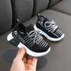 Yeni Sonbahar Erkek Kız Spor Nefes Bebek Sneakers Yumuşak Alt Kaymaz Çocuk Ayakkabı 210308