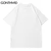 GONTHWID Tees Shirts Hip Hop Kurzarm Streetwear T-shirts Herren Kreative Rapper Punk Rock Gothic Harajuku Hipster Casual Tops C0315