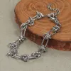 Trend Silver Color Stainless Steel Jewelry Set For Men Women Knot Link Chain Bracelet Necklace Sets 2pcs DS21