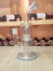 11.4Inch Hookah Twin Layers Filter Light Blue Glass Water Pipe Bong Tobacco Smoking Bubbler Smoke Pipes Bongs Bottles Dab Rig