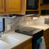 Art3D 30x30см Пиль и палку Мозаика Backsplash Плитка 3D Настенные наклейки Самоклеящийся Водонепроницаемость Для Кухни Ванная комната Спальня Прачечная, Обои (10 листов)