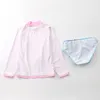 Abbigliamento per bambini per bambini Costume da bagno estivo a due pezzi Costume da bagno a triangolo con stampa a sirena unicorno Costumi da bagno da spiaggia 17 stili