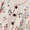 Frauen Stickerei Strickjacke Oansatz Lange Ärmel Blumen Häkeln Lässige Mode Frauen Pullover 210709