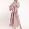 Muslimska kaftan klänningar eid mubarak dubai abaya kalkon mode hijab klänning islam kläder maxi sundress för kvinnor vestidos 210712