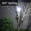 Solar Light Bulb Outdoor Waterproof 90° Fold Solar Emergency Rechargeable Bulb Light Camping Garden Lighting For Hiking