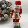 2021 Santa Claus Doll Dolka Electric Toy Singing Granie gitarowego Świętego Mikołaja Lalka Noworoczne ozdoby dekoracyjne 201019