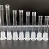 Toptan Cam Downstem Difüzör 6 Kesimli Nargile Borusu Gömme Üst 14 18 mm Dişi Redüktör Adaptörü Lo Pro Cam Beher Bong İçin Aşağı Yayılmış Kök